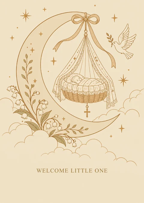 Moonlit Cradle — WELCOME LITTLE ONE