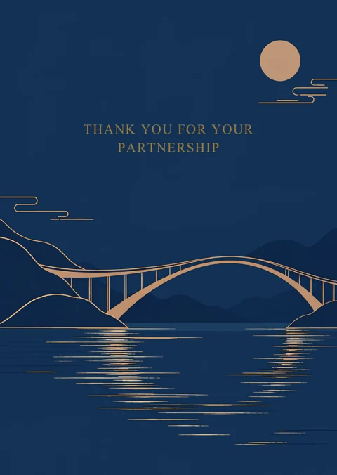 A Bridge of Partnership — THANK YOU FOR YOUR PARTNERSHIP